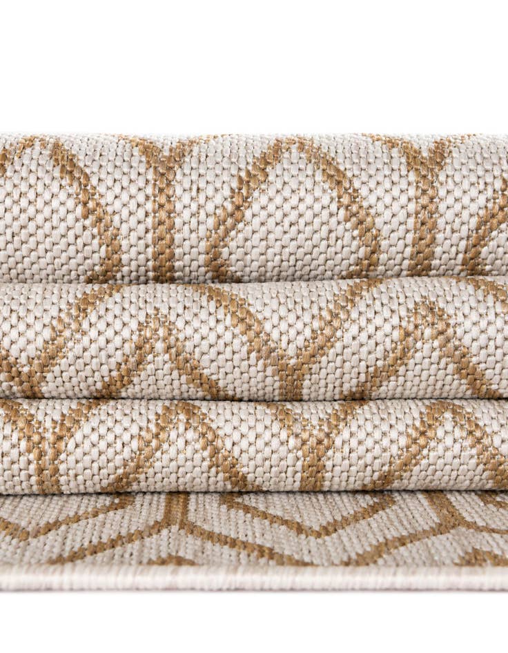 Detail image of  7' 10 x 10'  Washable Jill Zarin Turks and Caicos Indoor / Outdoor Rug