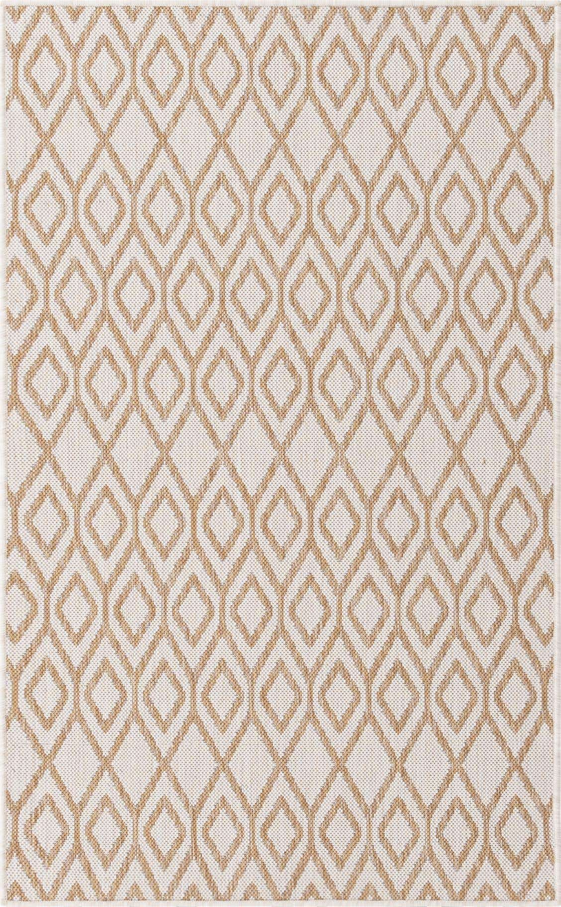 Primary image 3' x 5' 3 Washable Jill Zarin Turks and Caicos Indoor / Outdoor Rug