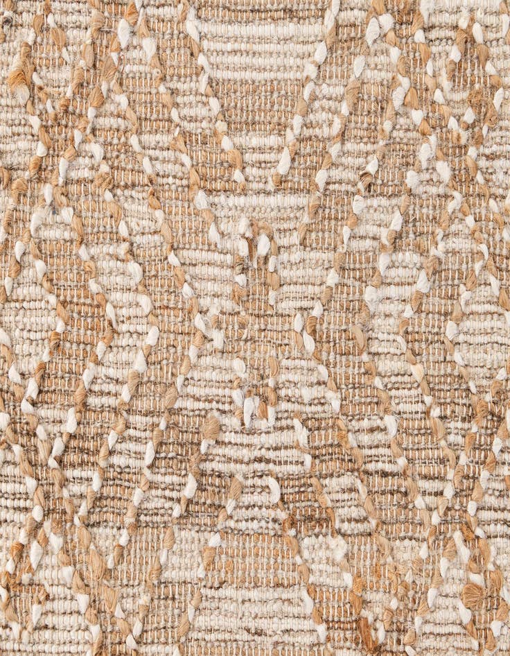 Detail image of  4' 2 x 5' 11  Hand Woven Kala Handwoven Jute Rug