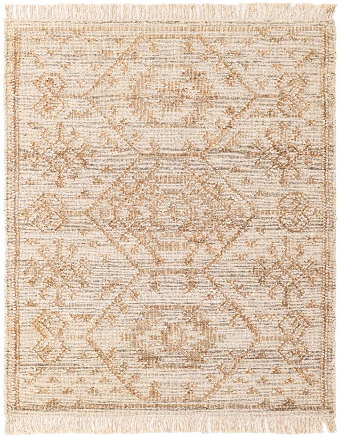 Primary image  4' 2 x 5' 11  Hand Woven Kala Handwoven Jute Rug