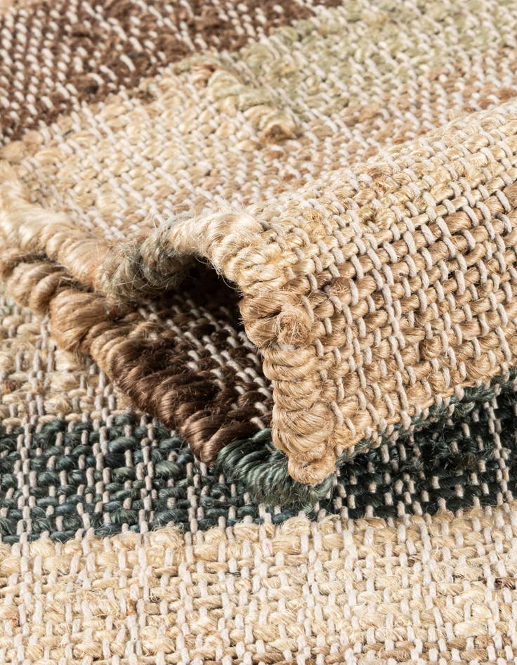 Detail image of  7' 10 x 10'  Hand Woven Kala Handwoven Jute Rug