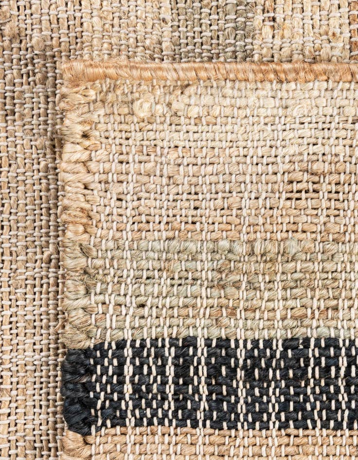 Detail image of  7' 10 x 10'  Hand Woven Kala Handwoven Jute Rug
