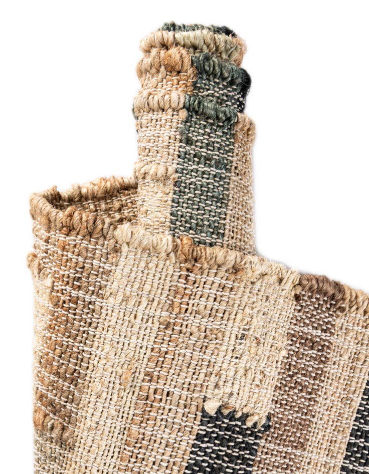 Detail image of  7' 10 x 10'  Hand Woven Kala Handwoven Jute Rug