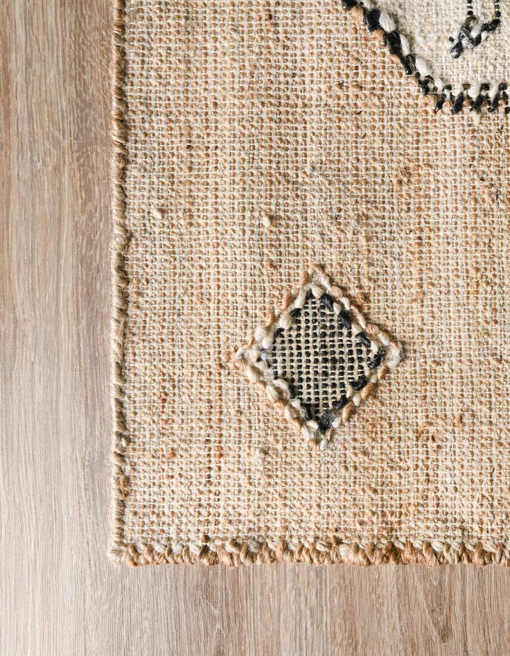 Detail image of  7' 10 x 10'  Hand Woven Kala Handwoven Jute Rug
