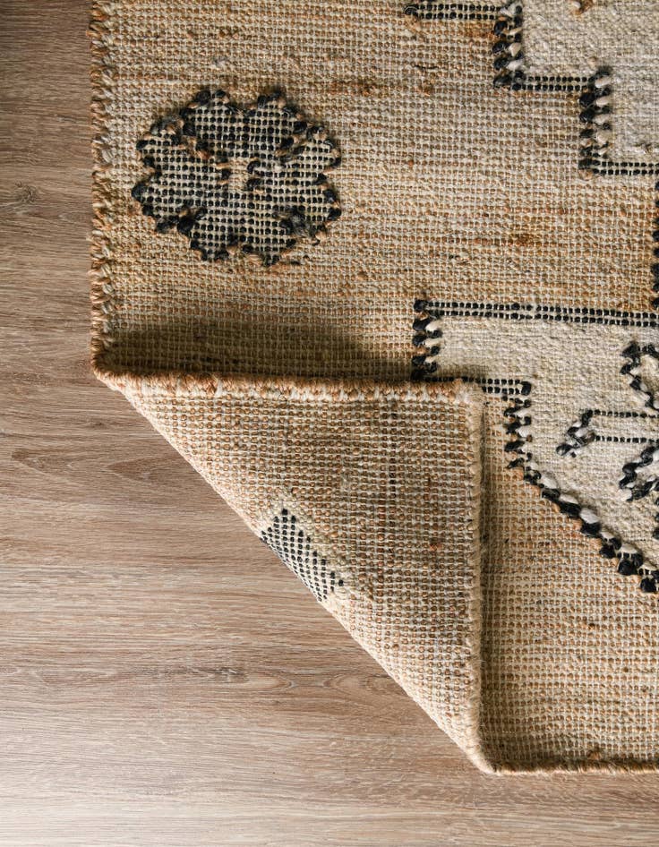 Detail image of  7' 10 x 10'  Hand Woven Kala Handwoven Jute Rug