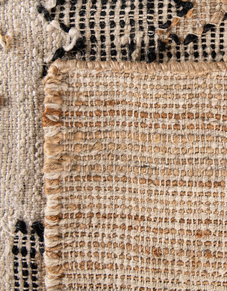 Detail image of  7' 10 x 10'  Hand Woven Kala Handwoven Jute Rug