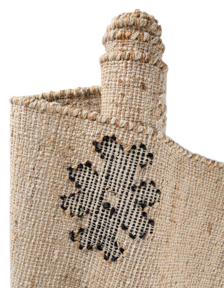 Detail image of  7' 10 x 10'  Hand Woven Kala Handwoven Jute Rug