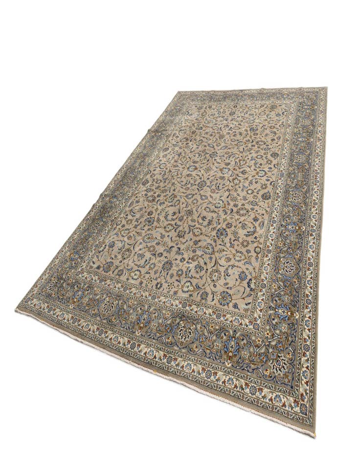 Detail image of  9' 11 x 13' 10 Kashan Wool Rug