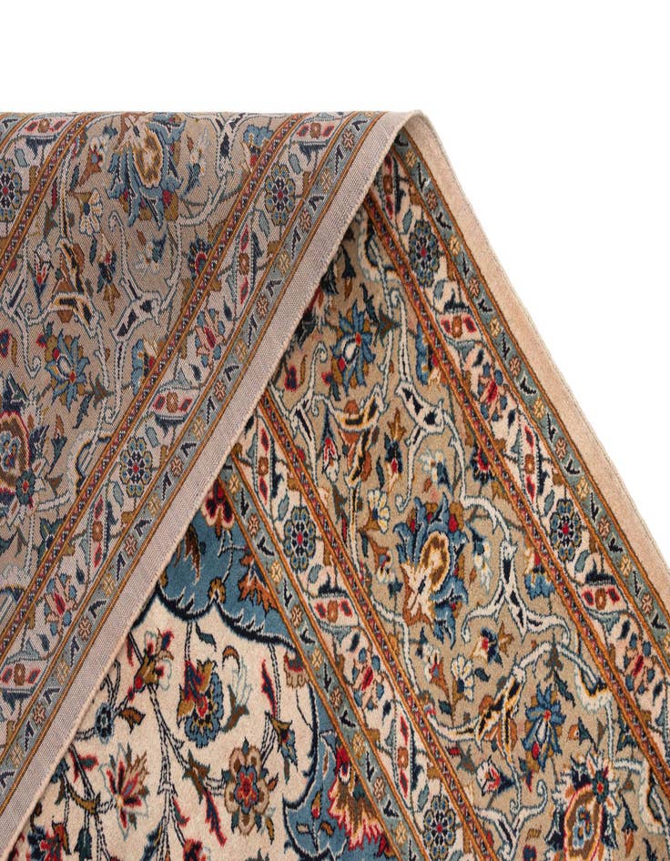 Detail image of  7' 11 x 11' 9 Kashan Wool Rug