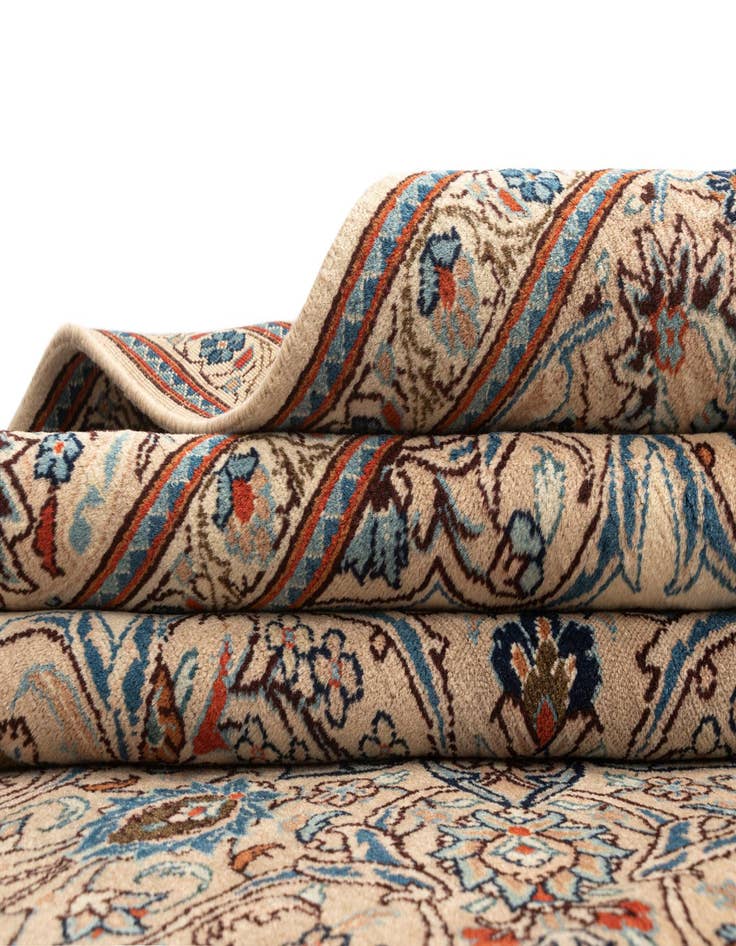 Detail image of  7' 10 x 10' 9 Kashan Wool Rug