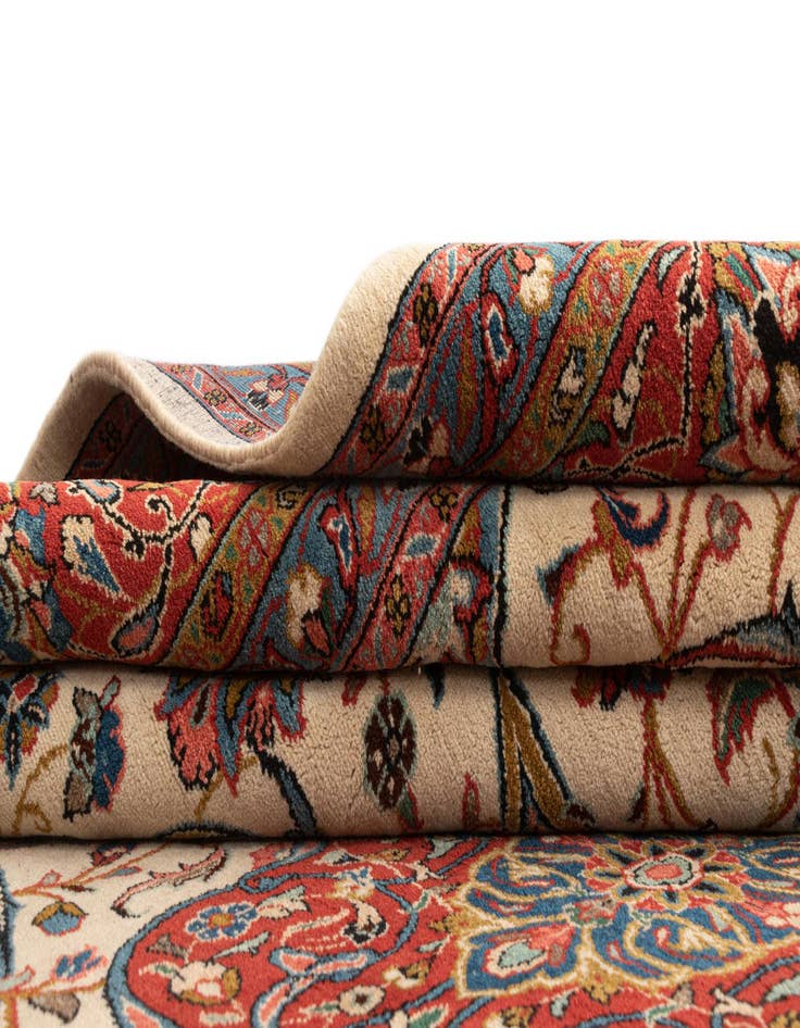 Detail image of  9' 3 x 12' 10 Kashan Rug