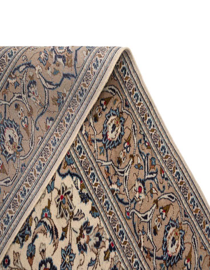 Detail image of  8' x 11' 9 Kashan Wool Rug