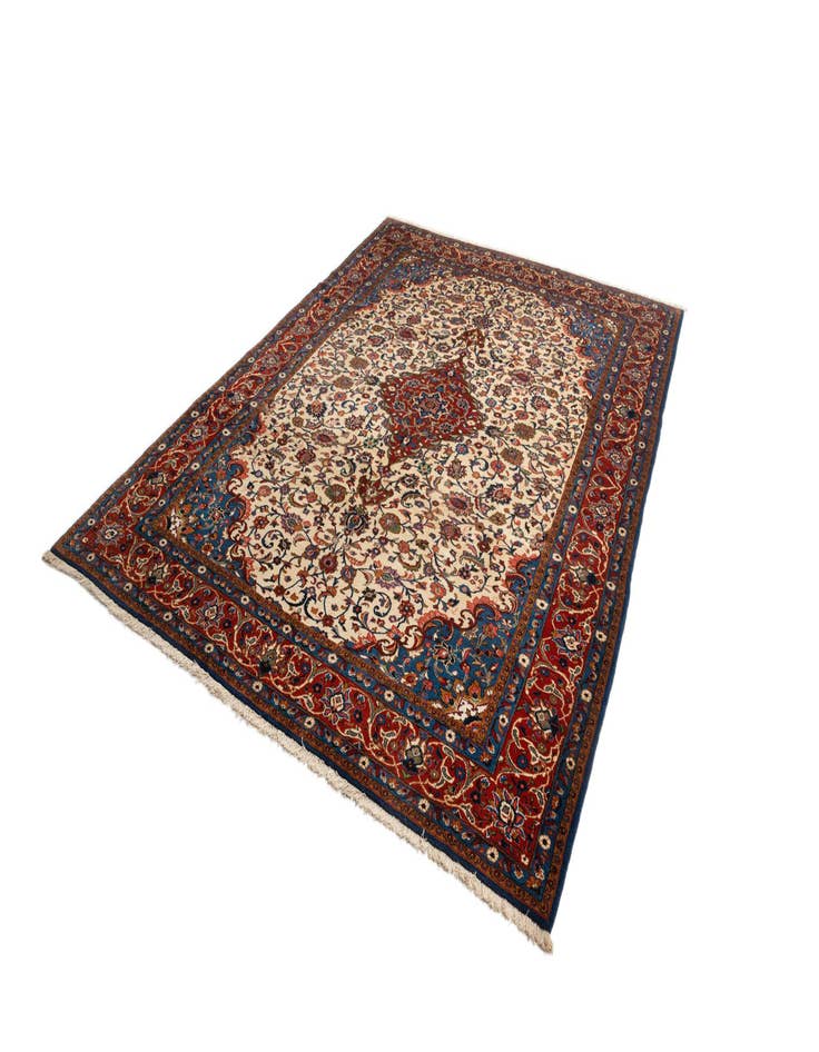 Detail image of  8' 5 x 11' 3 Kashan Wool Rug