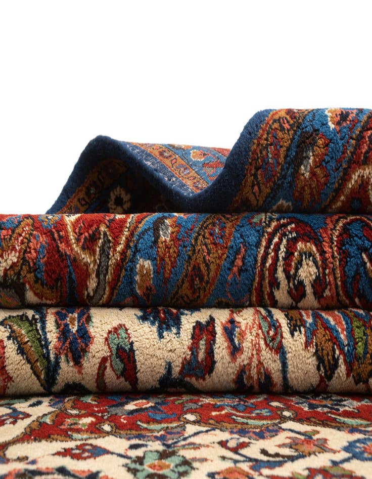 Detail image of  8' 5 x 11' 3 Kashan Wool Rug