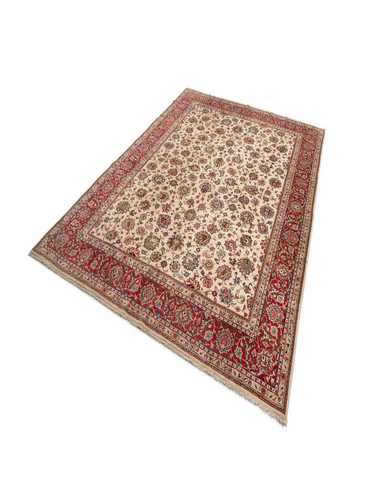 Detail image of  8' 9 x 12' Kashan Wool Rug