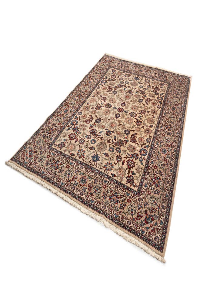 Detail image of  8' 1 x 11' 5 Kashan Wool Rug