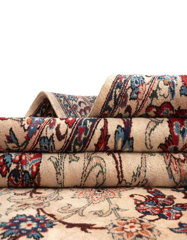 Detail image of  8' 1 x 11' 5 Kashan Wool Rug