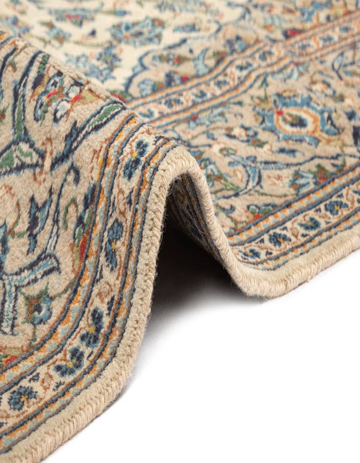 Detail image of  6' 5 x 9' 11 Kashan Wool Rug