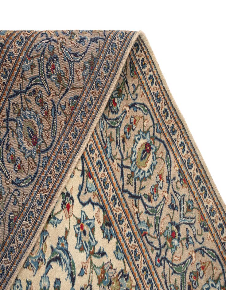 Detail image of  6' 5 x 9' 11 Kashan Wool Rug