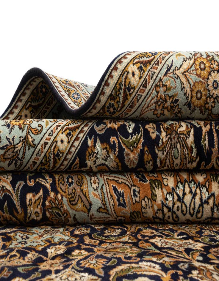 Detail image of  7' 1 x 10' 2 Kashan Wool Rug