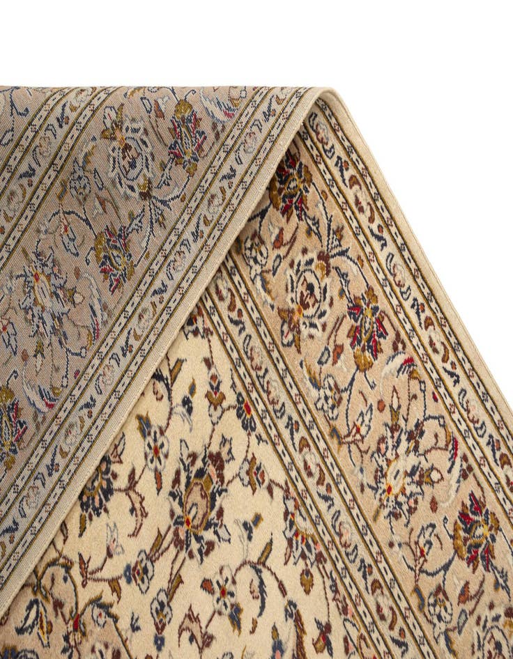 Detail image of  6' 4 x 9' 8 Kashan Wool Rug