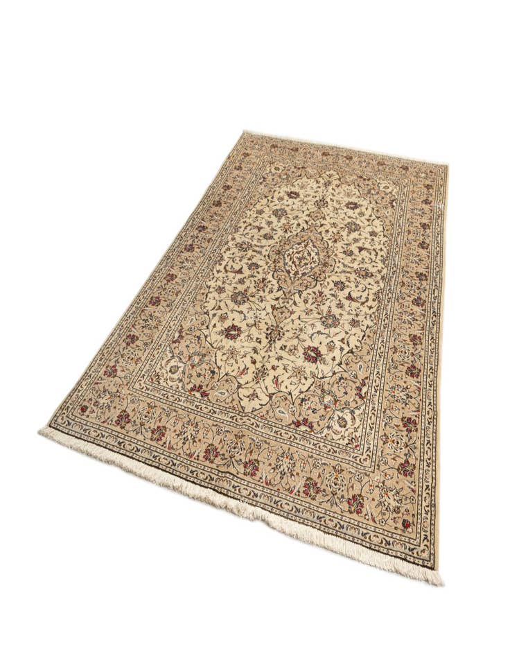 Detail image of  6' 6 x 9' 7 Kashan Wool Rug