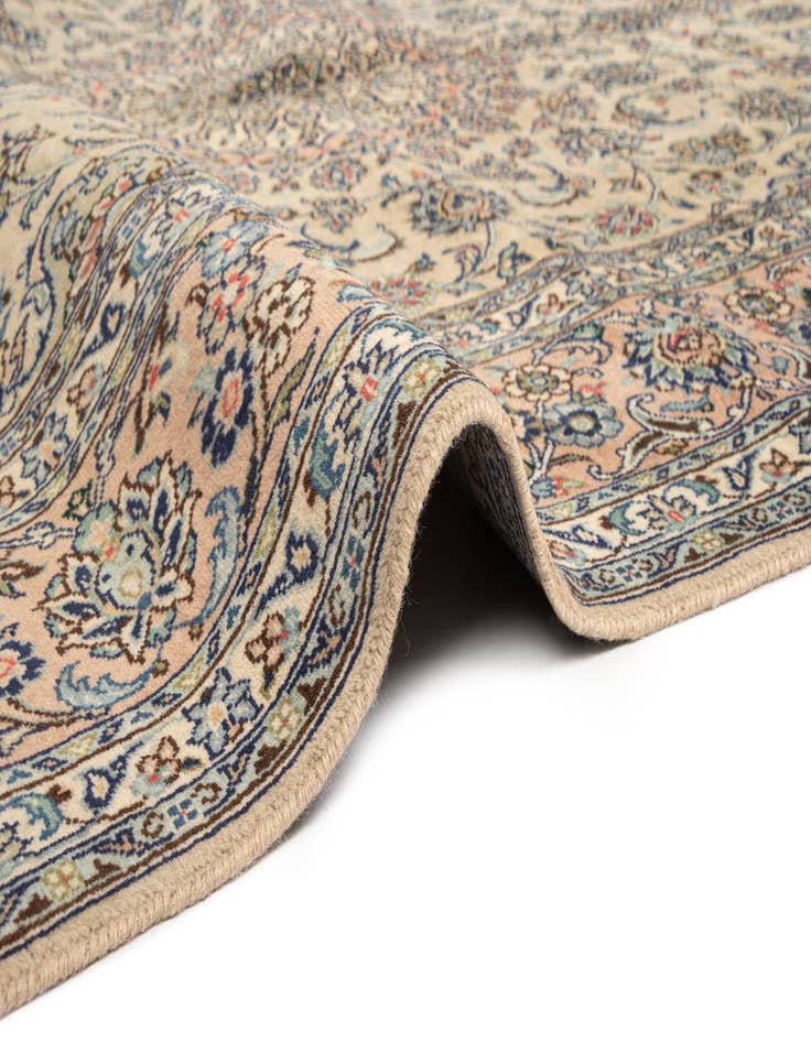 Detail image of  6' 5 x 9' 9 Kashan Wool Rug