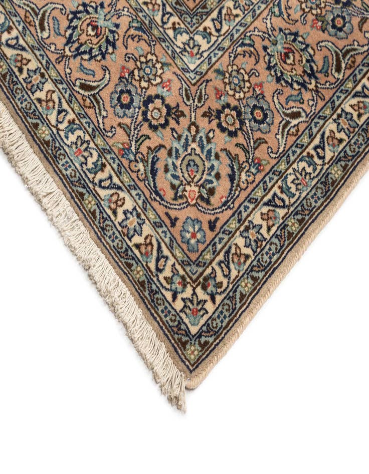 Detail image of  6' 5 x 9' 9 Kashan Wool Rug