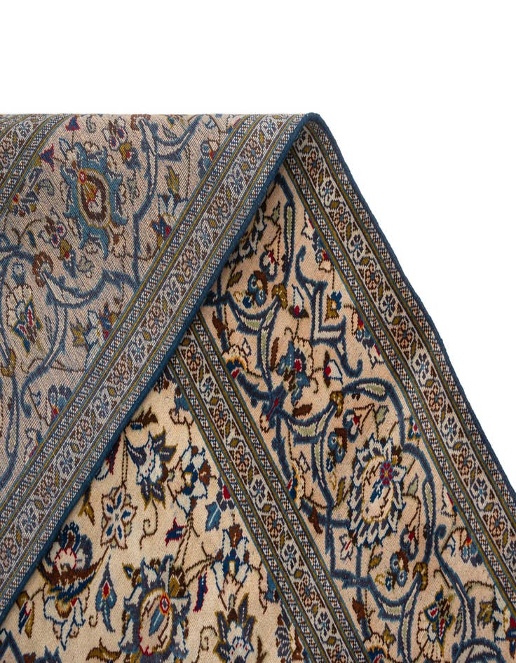 Detail image of  6' 3 x 9' 6 Kashan Wool Rug