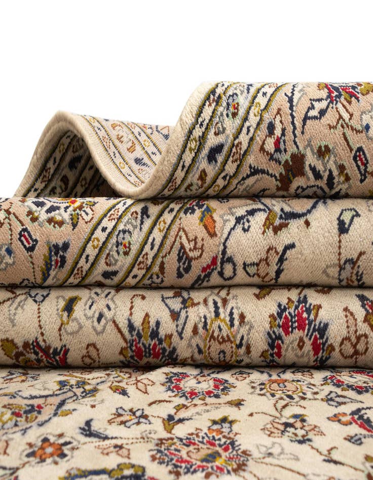 Detail image of  6' 5 x 9' 11 Kashan Wool Rug