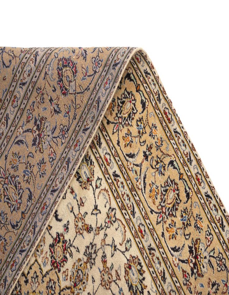 Detail image of  6' 4 x 9' 11 Kashan Wool Rug