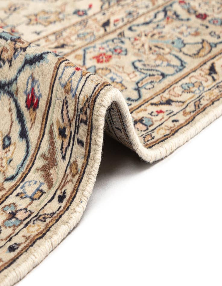 Detail image of  6' 5 x 10' 2 Kashan Wool Rug