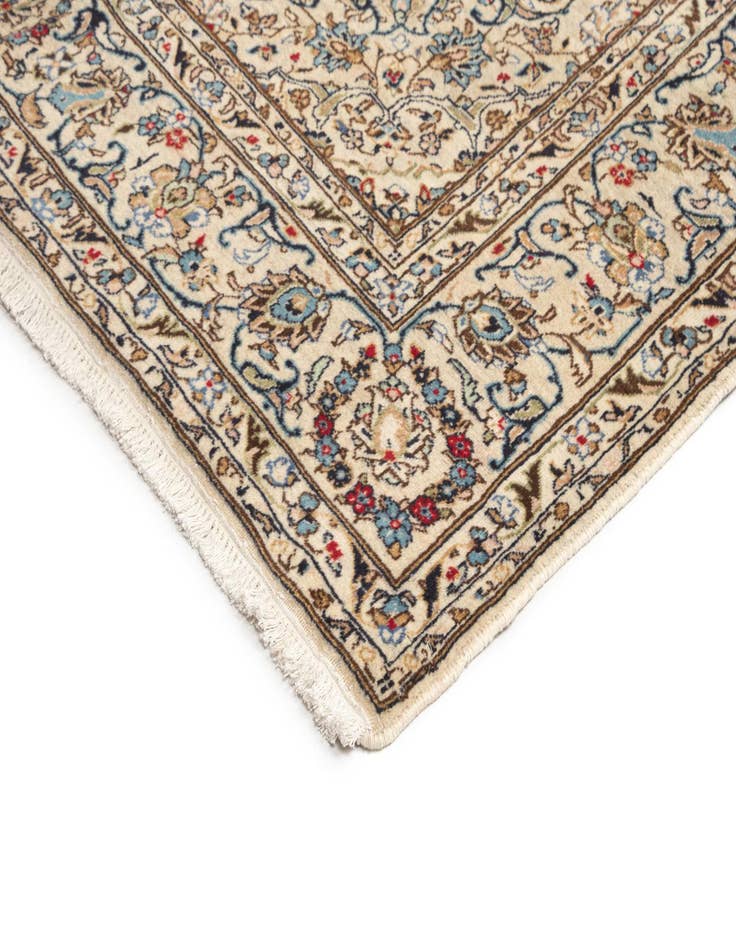 Detail image of  6' 5 x 10' 2 Kashan Wool Rug