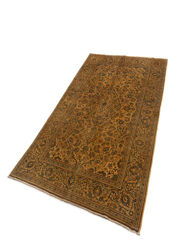 Detail image of  6' 6 x 9' 11 Kashan Wool Rug