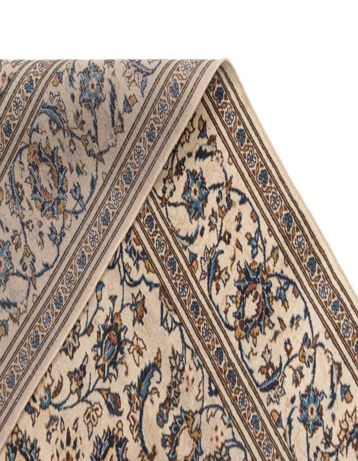 Detail image of  6' 4 x 9' 6 Kashan Wool Rug