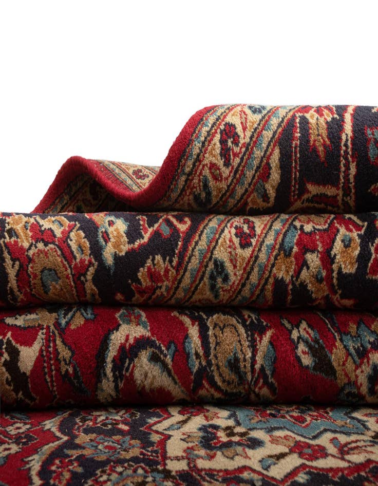 Detail image of  8' x 11' Kashan Wool Rug