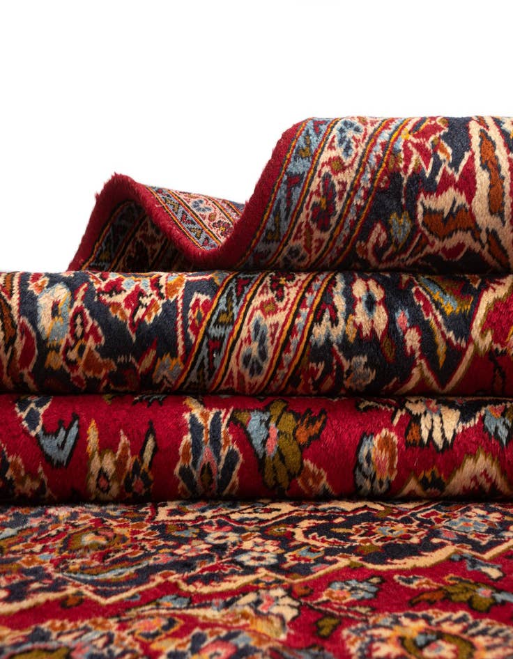 Detail image of  7' 11 x 11' 11 Kashan Wool Rug