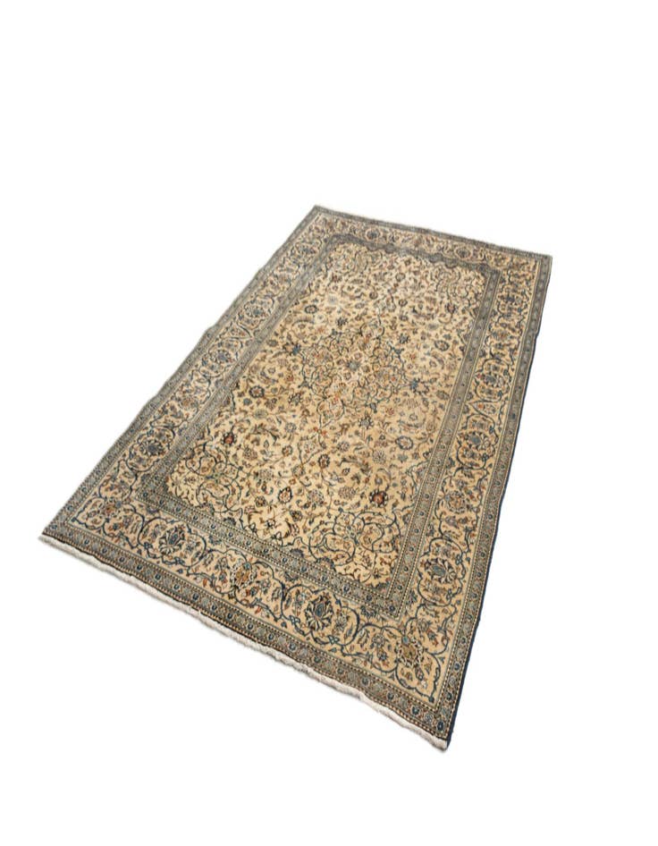 Detail image of  6' 3 x 9' 9 Kashan Wool Rug