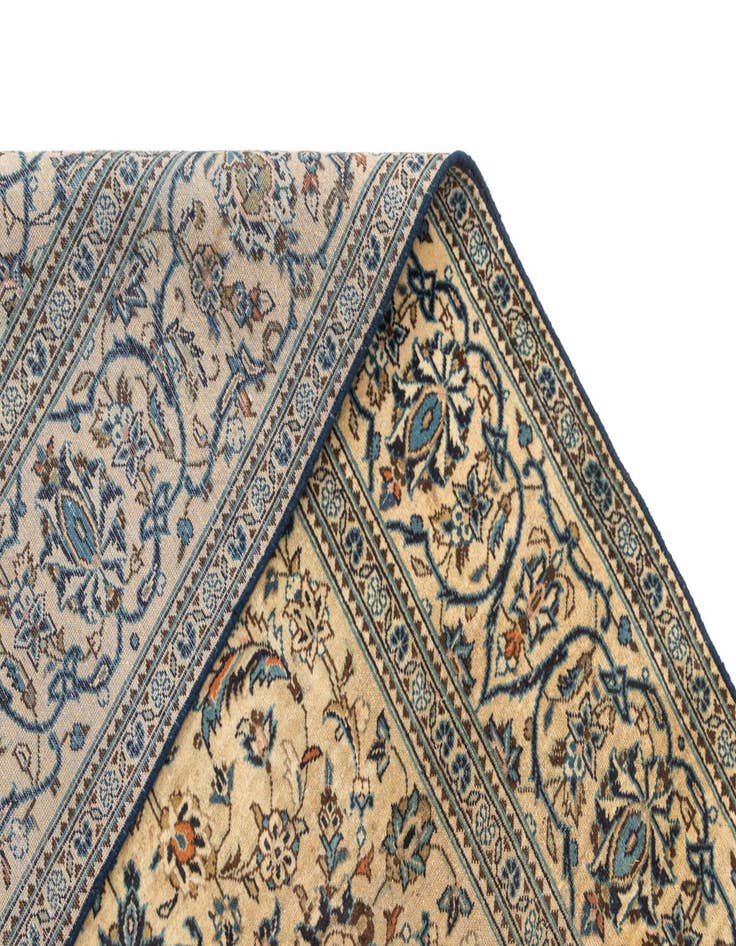 Detail image of  6' 3 x 9' 9 Kashan Wool Rug