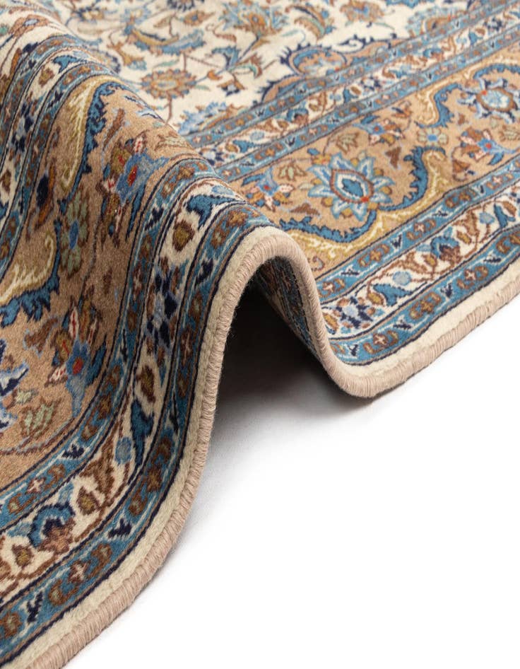 Detail image of  6' 7 x 9' 8 Kashan Wool Rug