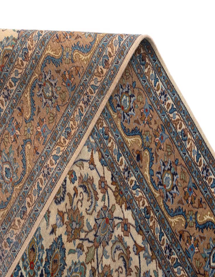 Detail image of  6' 7 x 9' 8 Kashan Wool Rug