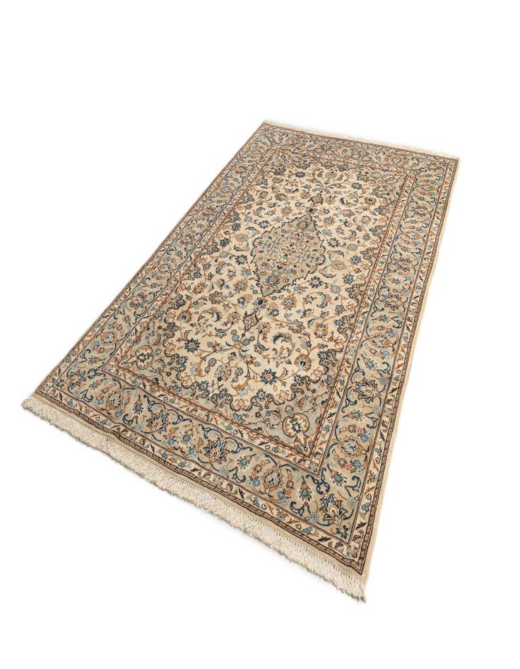 Detail image of  6' 5 x 9' 9 Kashan Wool Rug