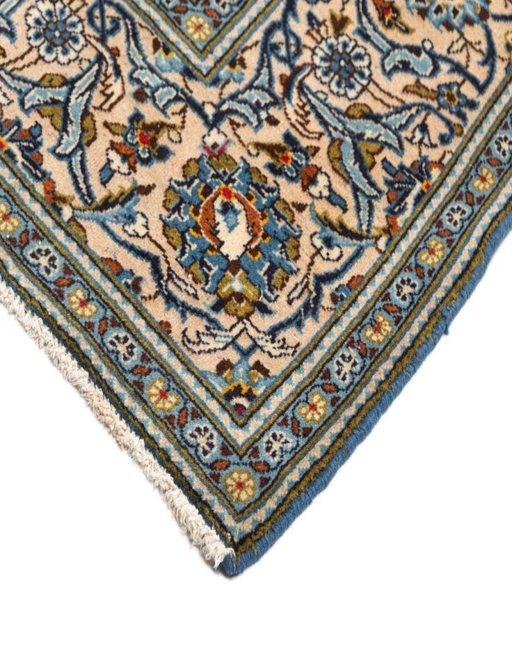 Detail image of  6' 7 x 10' 2 Kashan Wool Rug