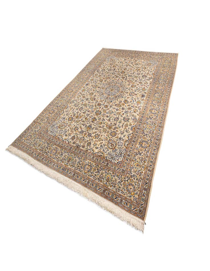 Detail image of  9' 10 x 13' 10 Kashan Wool Rug