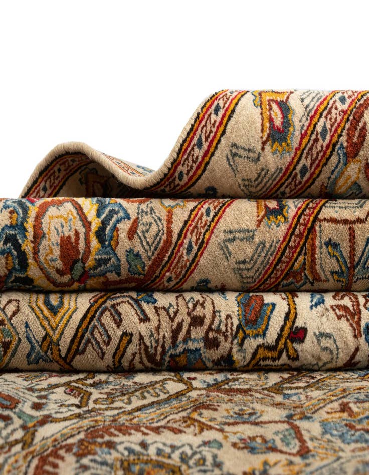 Detail image of  8' 7 x 11' 8 Kashan Wool Rug