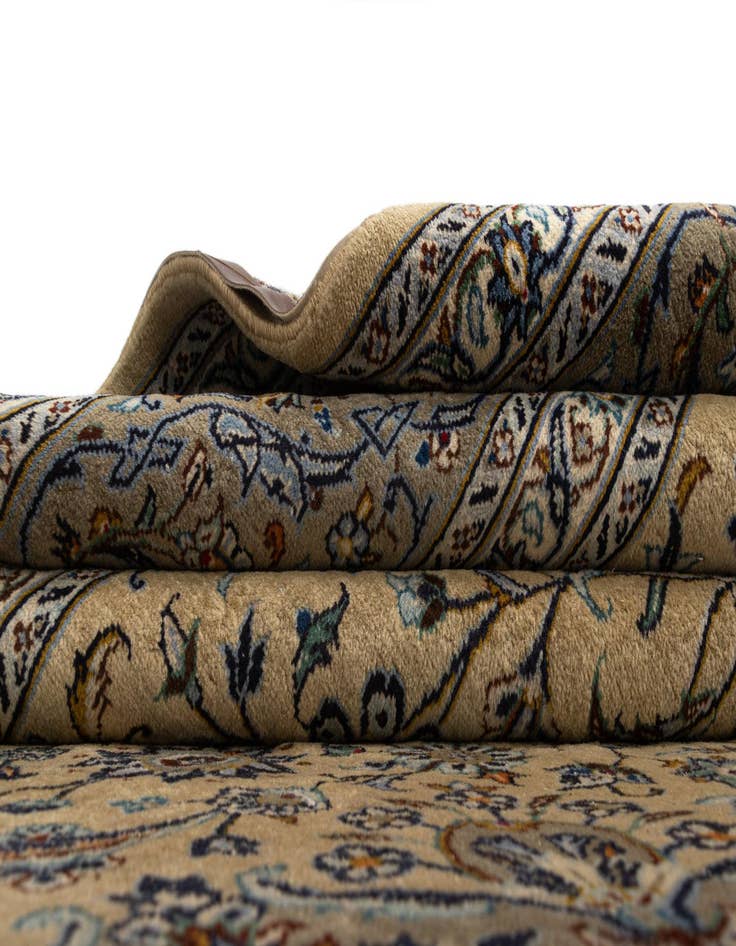 Detail image of  9' 9 x 16' 5 Kashan Wool Rug