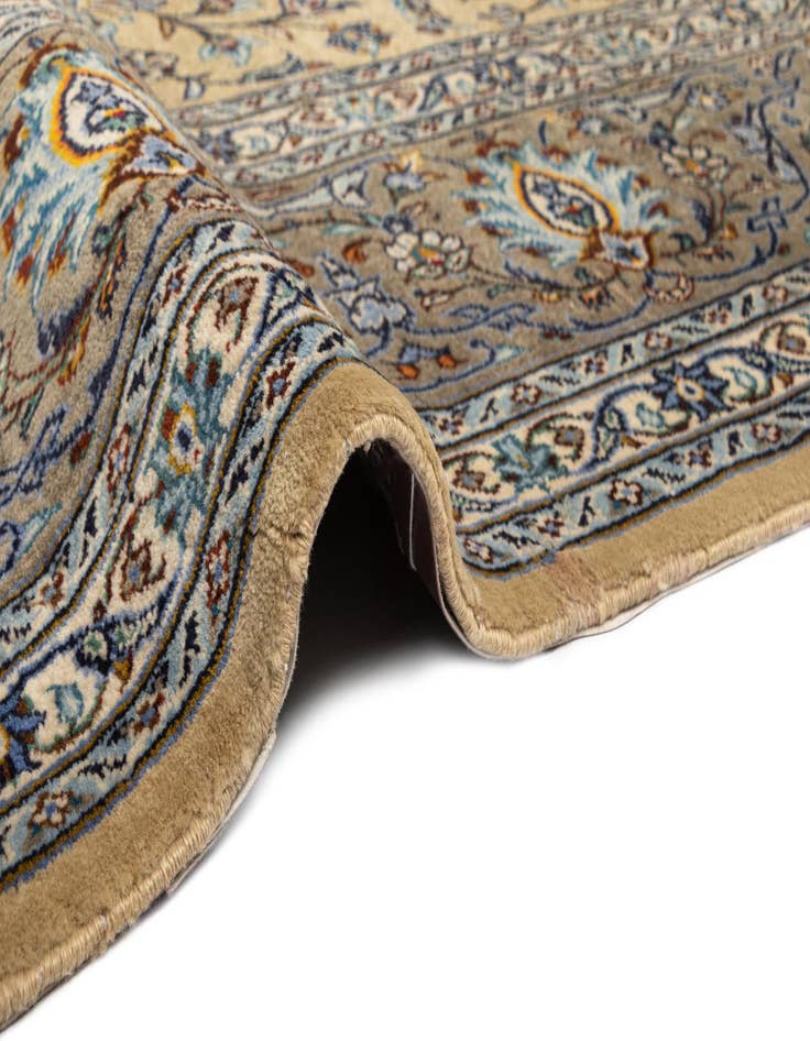 Detail image of  9' 9 x 16' 5 Kashan Wool Rug