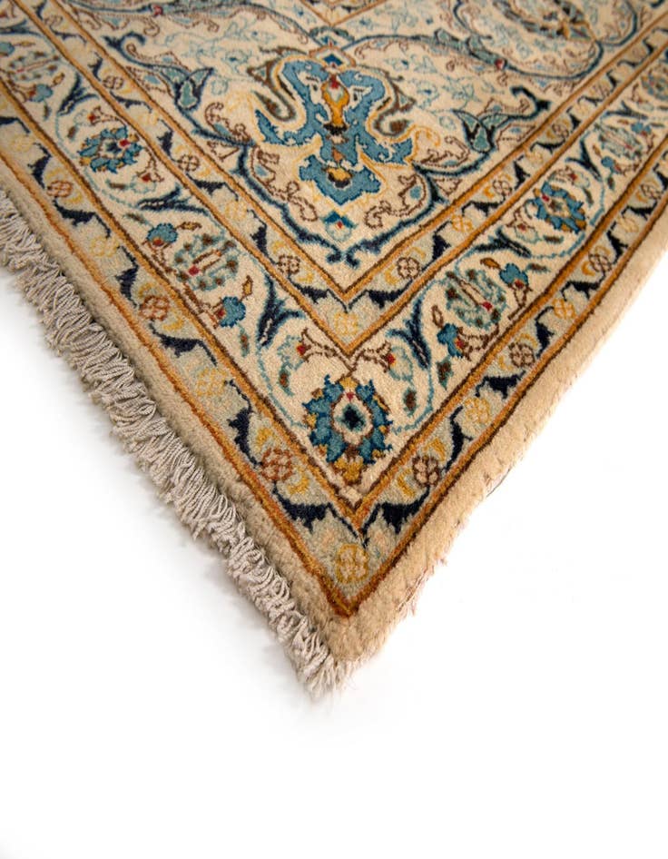 Detail image of  10' x 14' 1  Hand Knotted Kashan Persian Rug