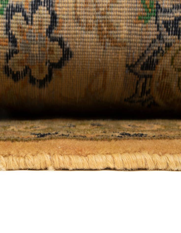 Detail image of  8' x 12' 4  Hand Knotted Kashan Persian Rug