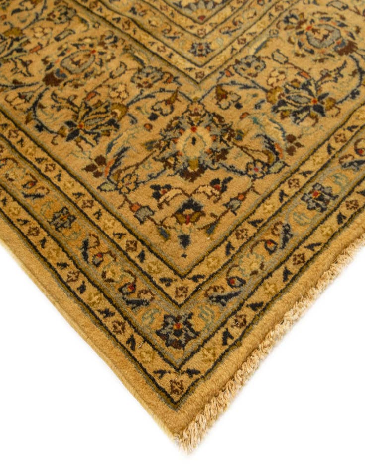 Detail image of  7' 10 x 11'  Hand Knotted Kashan Persian Wool Rug